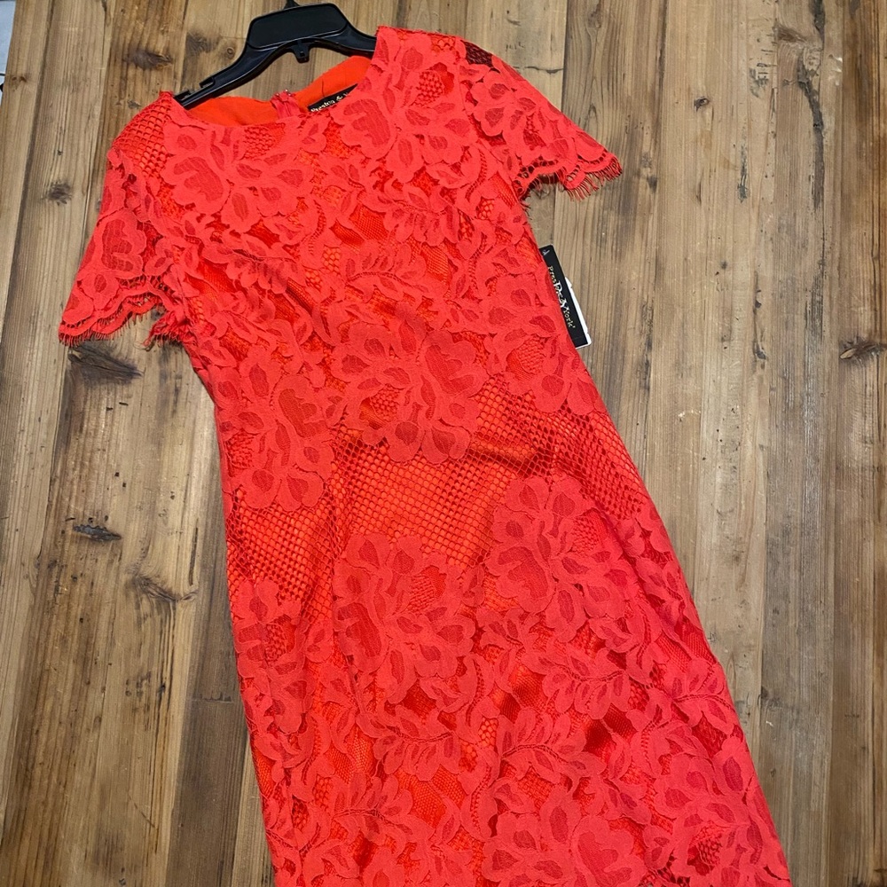 Preston & York Scalloped Midi Dress
